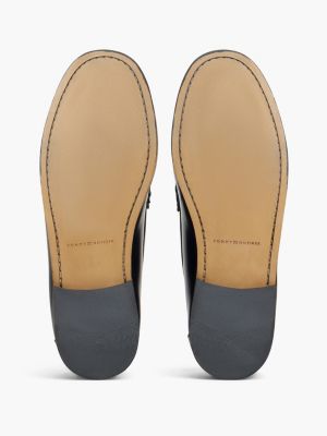 Мужские туфли Tommy Hilfiger Leather Penny Loafer, цвет: Чёрный — фото 5
