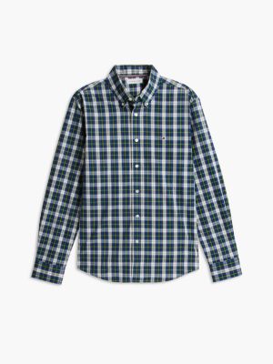 Мужская рубашка Tommy Hilfiger Regular Fit Check, цвет: Экрю — фото 5