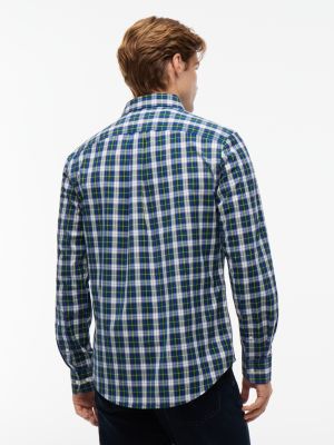 Мужская рубашка Tommy Hilfiger Regular Fit Check, цвет: Экрю — фото 4