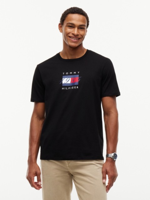 Мужские футболки Tommy Hilfiger 1985 Flag Logo T-Shirt