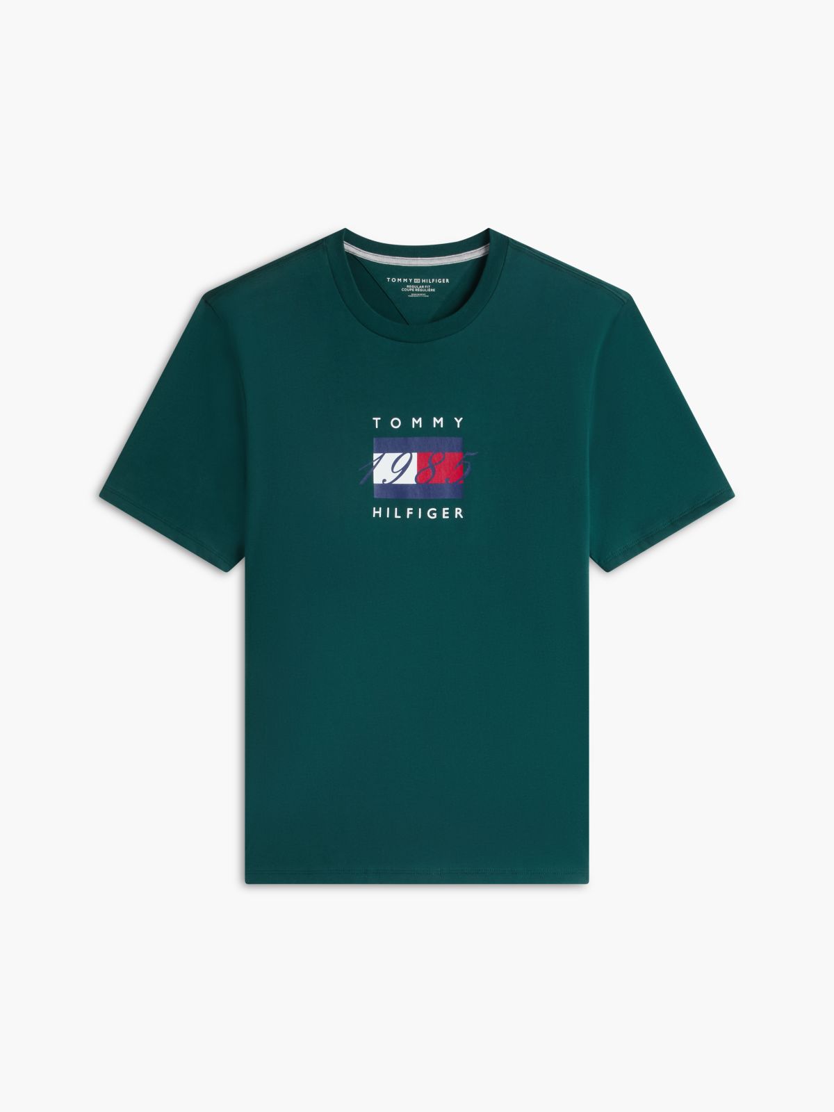 1985 Flag Logo T-Shirt — Ornamental Green