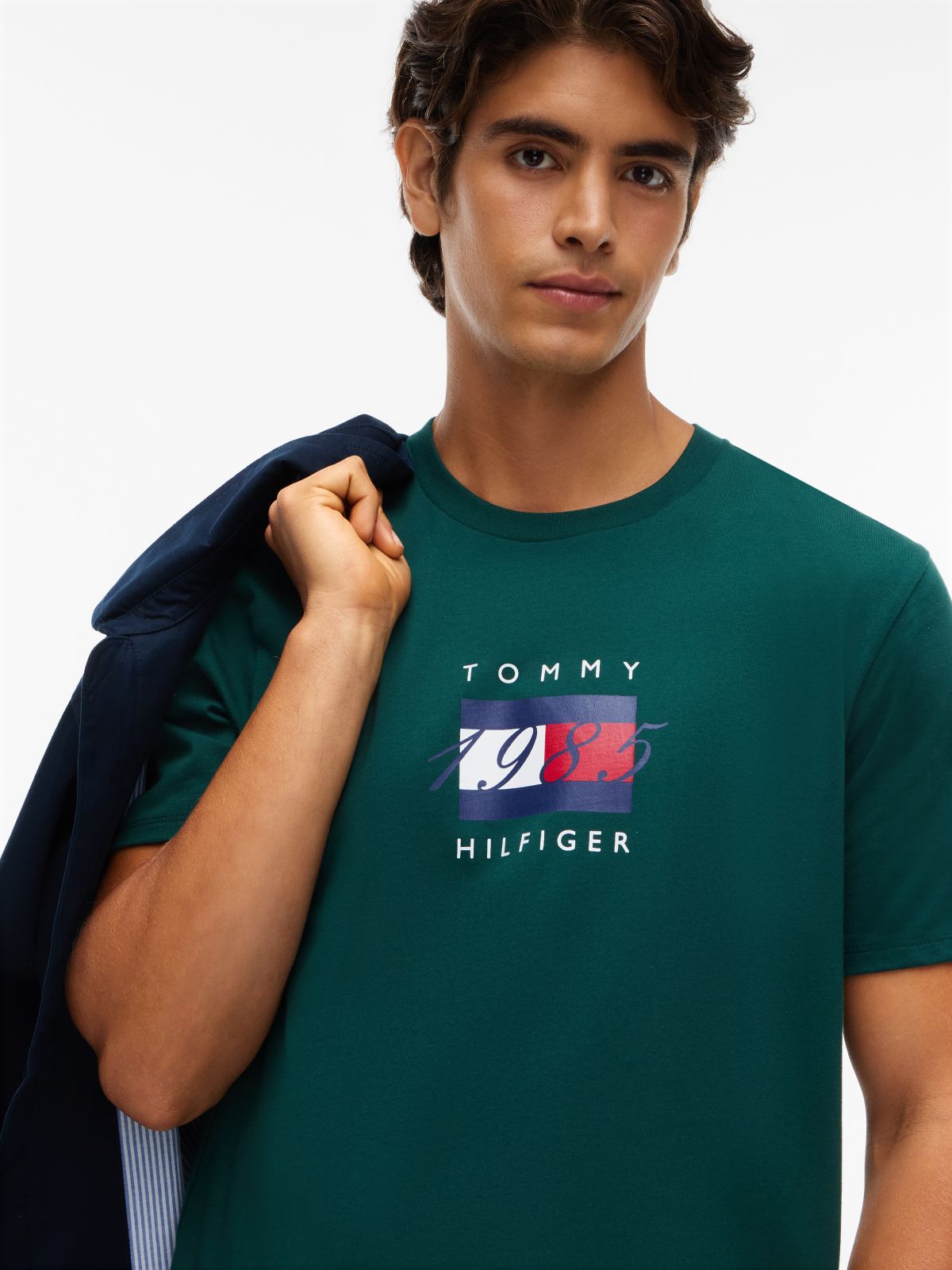 1985 Flag Logo T-Shirt — Ornamental Green