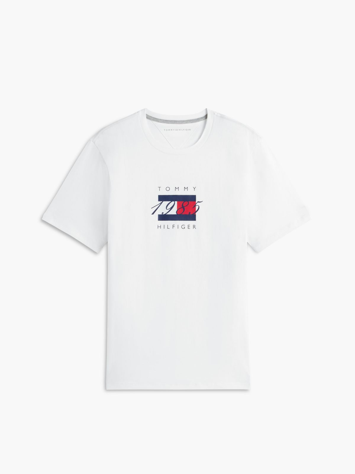 1985 Flag Logo T-Shirt — Ecru
