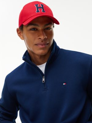 Мужская кепка Tommy Hilfiger Embroidered H-Logo, цвет: Средний красный — фото 4