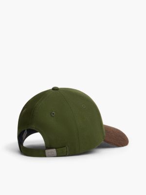 Мужская кепка Tommy Hilfiger Circle Patch Colorblock, цвет: Еловый / Тёмный кофейный — фото 2