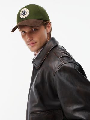 Мужская кепка Tommy Hilfiger Circle Patch Colorblock, цвет: Еловый / Тёмный кофейный — фото 3