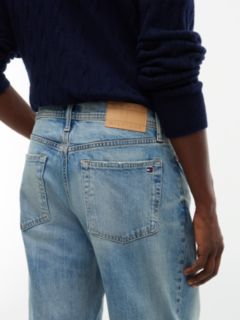 Lightweight Distressed Loose Jean — Medium Wash Denim 4