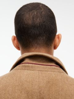 Wool-Blend Herringbone Blazer — Highland Khaki 3