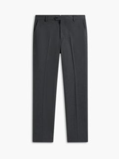 Regular Fit Brushed Dress Pant — Charcoal Grey 5