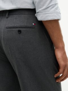 Regular Fit Brushed Dress Pant — Charcoal Grey 3