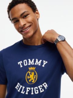 Tommy Crest Logo T-Shirt — Preppy Navy 3