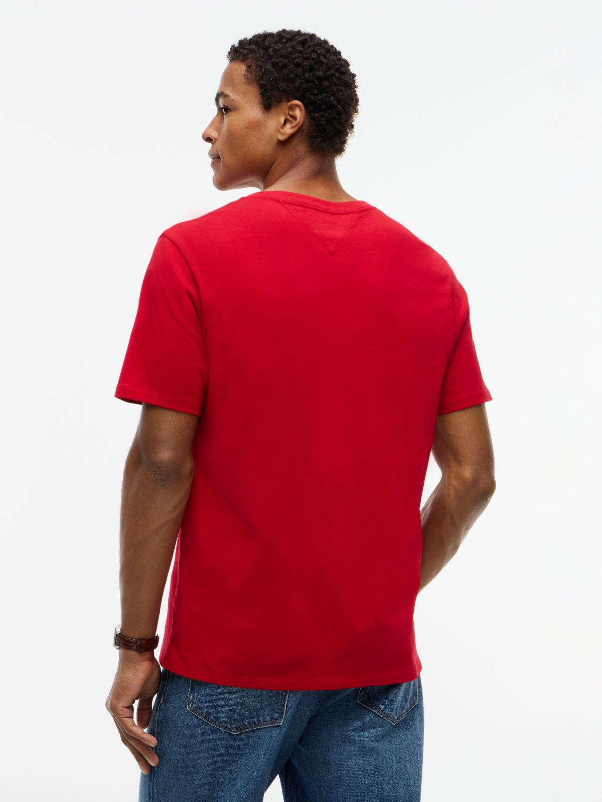 Tommy Crest Logo T-Shirt — Red