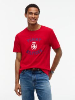 Tommy Crest Logo T-Shirt — Red 1