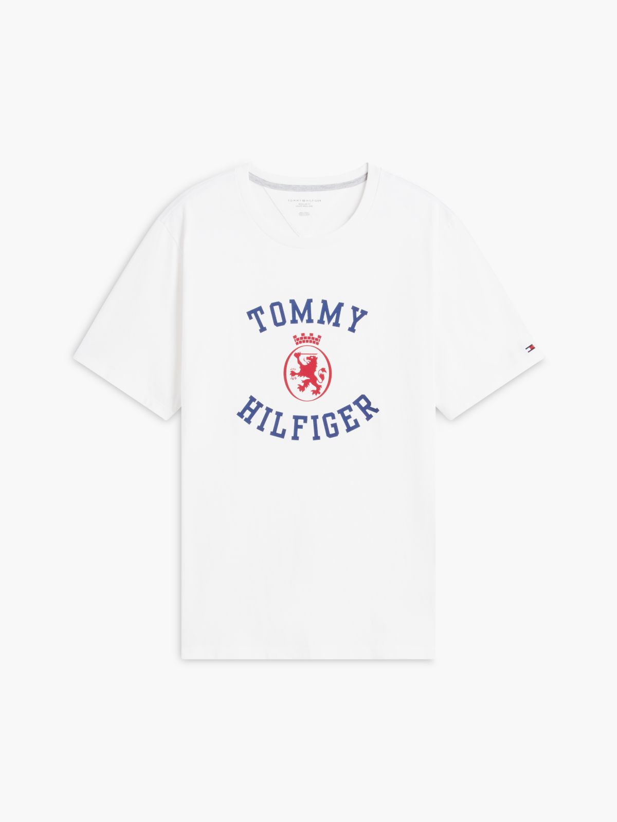 Tommy Crest Logo T-Shirt — Ecru