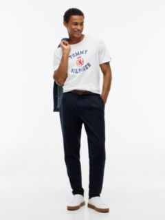 Tommy Crest Logo T-Shirt — Ecru 2