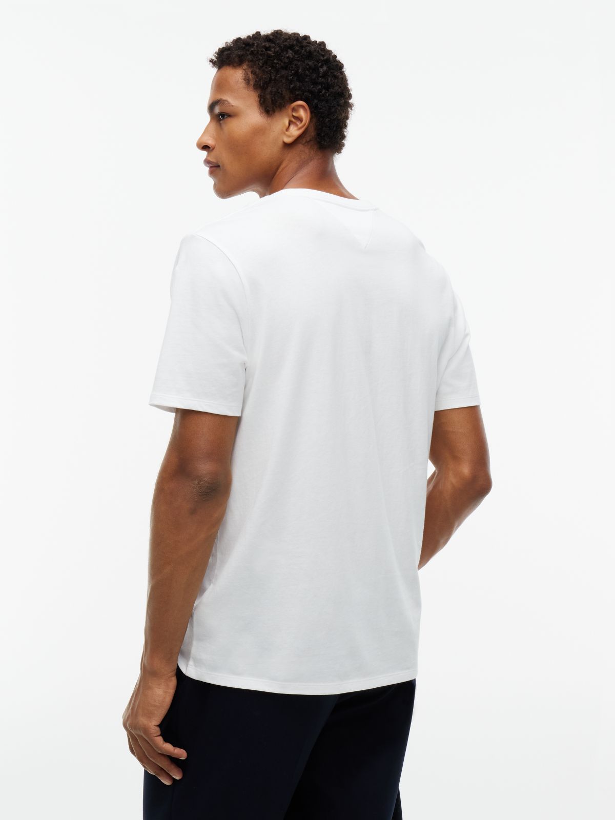 Tommy Crest Logo T-Shirt — Ecru