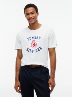 Tommy Crest Logo T-Shirt — Ecru 1
