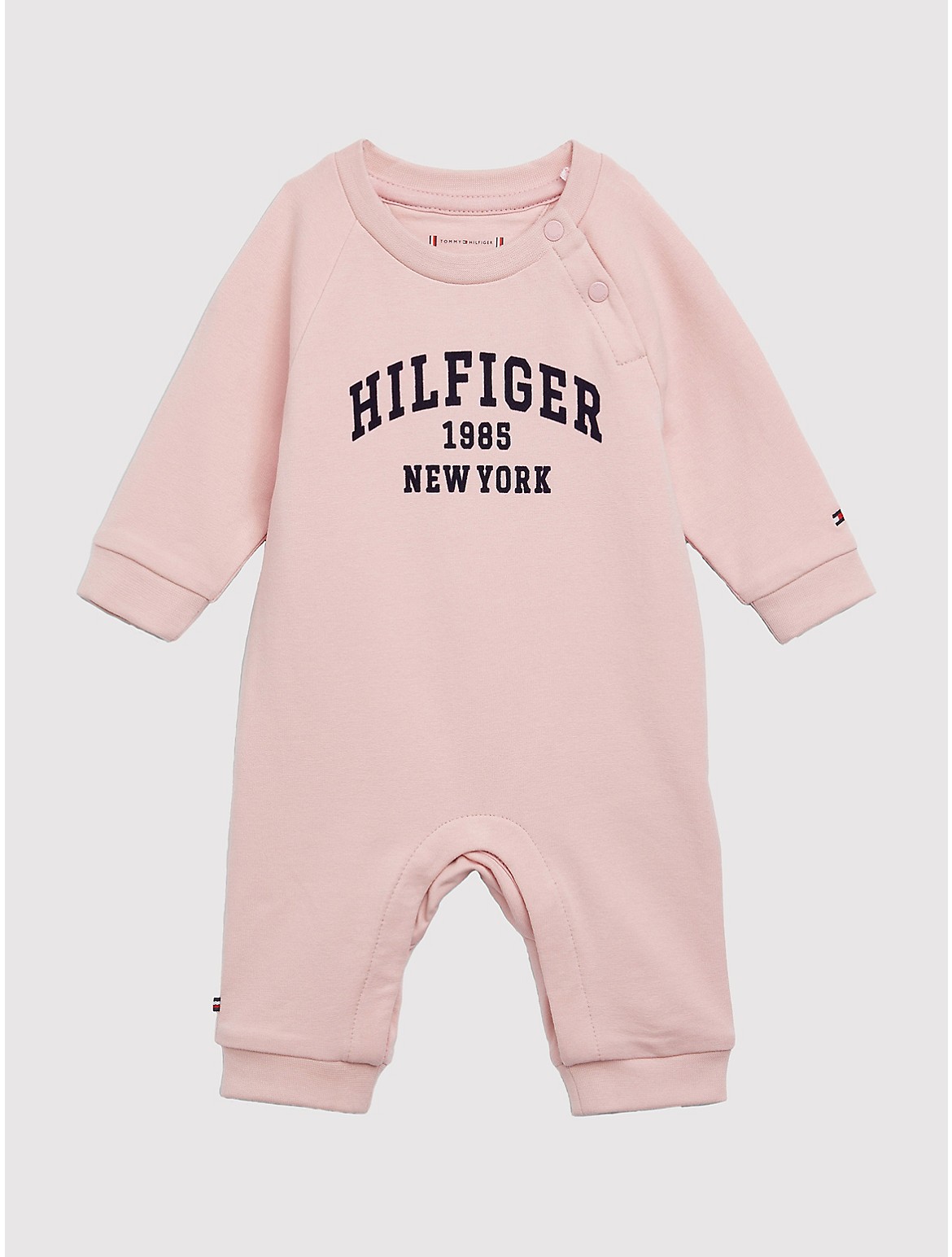Tommy Hilfiger Girls' Babies' Varsity Coverall - Pink - 6-9M