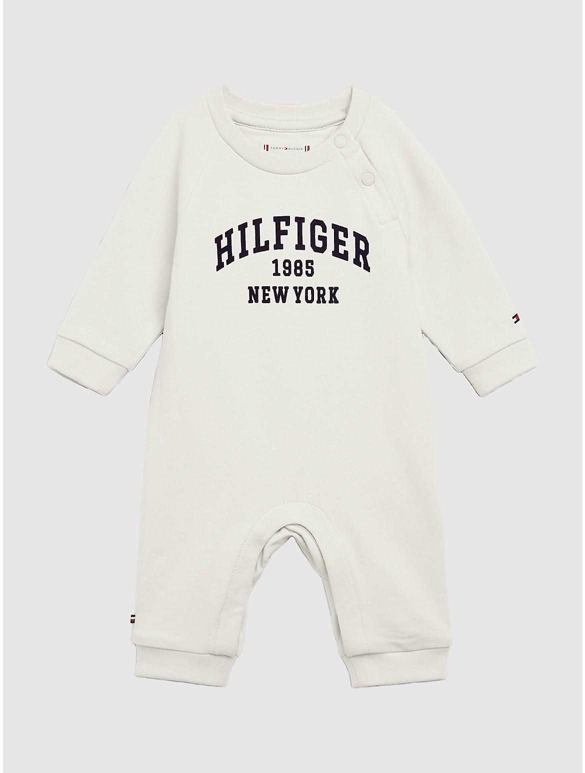 Tommy Hilfiger Girls' Babies' Varsity Coverall - White - 0-3M