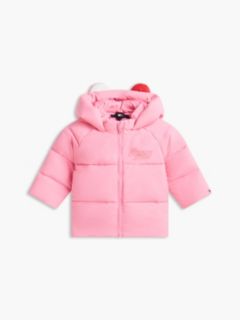 Babies' Little Bear Cub Puffer Jacket — Jasmine Pink 1