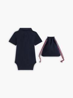 Babies' Polo Onesie and Gift Bag — Breezy Blue 2
