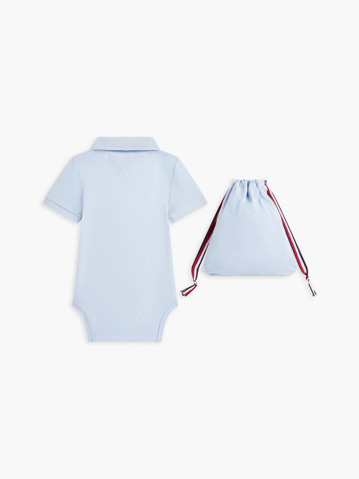 Babies' Polo Onesie and Gift Bag — Navy Blue