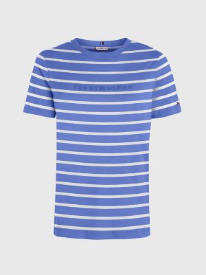 Relaxed Fit Logo Stripe T Shirt