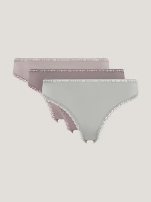 Tommy Hilfiger Underwear Full Lace Bikini 3 Pack, Women's
