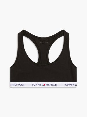 Бралетт Tommy, мягкая чашка, с логотипом — Tommy Hilfiger, цвет: Чёрный — фото 6