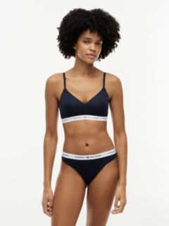 Tommy Logo Bikini Brief 3-Pack — White / Navy / Light Pink 2