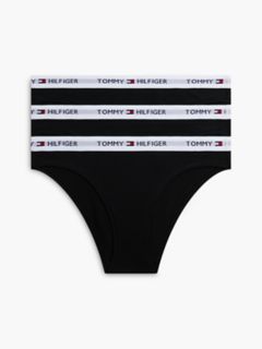 Tommy Logo Bikini Brief 3-Pack — Black 1