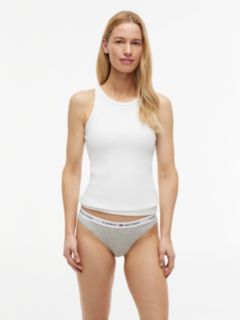 Tommy Logo Bikini Brief 3-Pack — Grey / Black / Heathered Oat 2