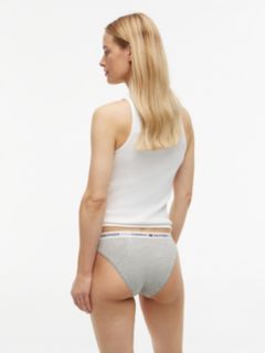 Tommy Logo Bikini Brief 3-Pack — Grey / Black / Heathered Oat 5