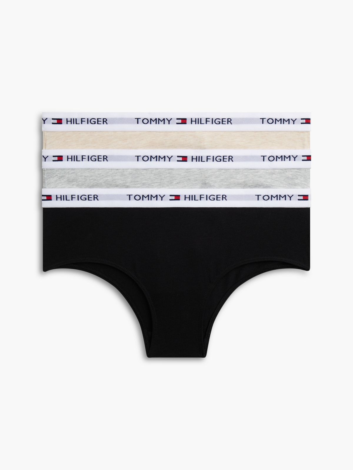 Tommy Logo Bikini Shorty 3-Pack — Multi