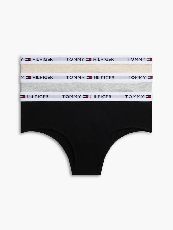 Tommy Logo Bikini Shorty 3-Pack — Multi