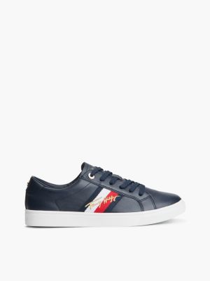 Script Logo Stripe Sneaker, Desert Sky