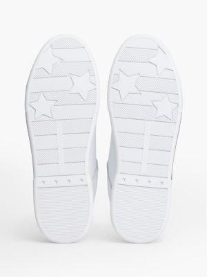 Женские кроссовки Tommy Hilfiger Metallic Accent Leather, цвет: Белый — фото 5