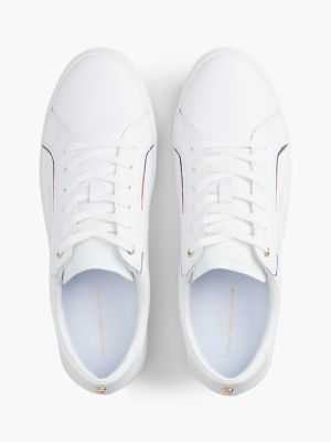 Женские кроссовки Tommy Hilfiger Foiled Script Logo, цвет: Белый — фото 3
