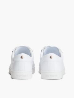 Foiled Script Logo Sneaker — White 4