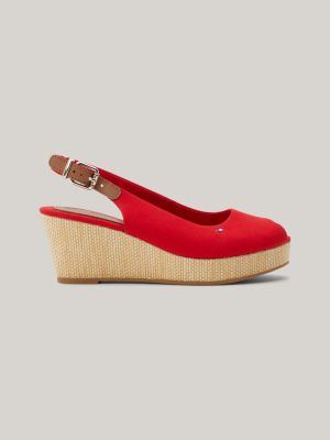 TOMMY HILFIGER SHOES FOR WOMEN'S PASKAL RED SIZE 7 - Curate