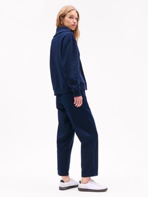 Half-Zip Flocked Monotype Sweatshirt | Tommy Hilfiger