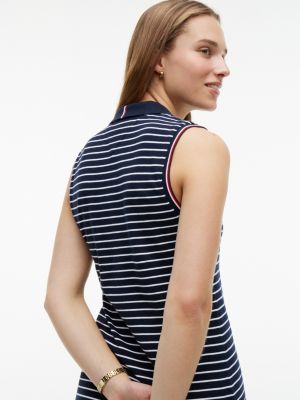 Tommy Hilfiger Sleeveless Striped Polo Dress — фото 3