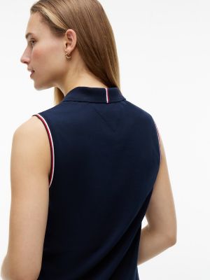 stretch cotton sleeveless polo dress Polo Ralph Lauren Women's Stretch-Cotton Sleeveless Polo Dress