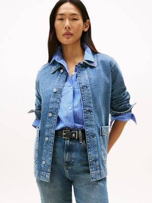 Denim Chore Jacket, Medium Wash