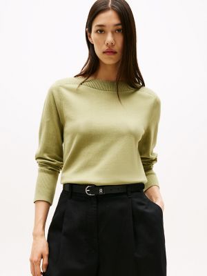 Boatneck Sweater, Faded Olive