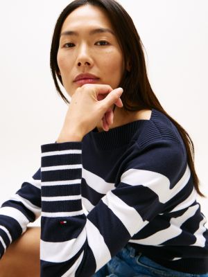 Stripe Boatneck Sweater | Tommy Hilfiger