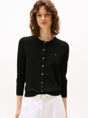 Lightweight Cardigan, Black