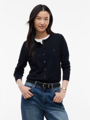 Lightweight Cardigan, Navy Blue