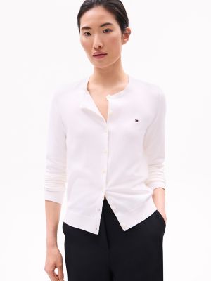 Lightweight Cardigan, Ecru