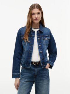 Slim Fit Dark Wash Stretch-Denim Jacket — Dark Wash 1